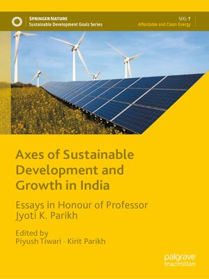 cover image of Axes of Sustainable Development and Growth in India